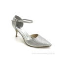 Women Ankle Strip Elegant D'Orsay Closed Pointed Pumps